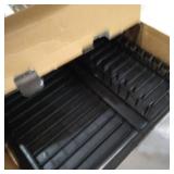 Brabantia Aluminium Dish Drying Rack 15.2 in. x 19.4 in. - Dark Gray