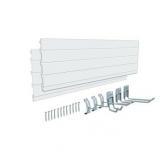 AA033 , Slat wall Kits ,48 H x 48 W with 6 Pieces Hooks for Tools