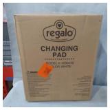 Regalo Baby Basics Infant Foam Changing Pad, White, Water Resistant, Safety Buckle, Easy Wipe Down Surface and Non-Skid Bottom