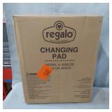 Regalo Baby Basics Infant Foam Changing Pad, White, Water Resistant, Safety Buckle, Easy Wipe Down Surface and Non-Skid Bottom