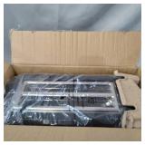 Elite Gourmet - 4 Slice Long Slot Toaster - Stainless Steel