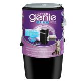 Litter Genie Plus Cat Litter Disposal System in Black, 8" L X 8" W X 17" H, 8 IN
