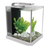 Fluval 2.6-Gallon Spec III Aquarium Starter Kit, White