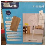 PELONIS 16IN STANDING FAN - WHITE , ITEM#1158598