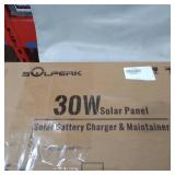 SOLPERK SOLAR PANEL 30W, ITEM SK-M30W