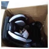 Evenflo EveryStage DLX All-in-One Convertible Car Seat, Solid Print Black