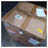 16" Kante Lightweight Modern Outdoor Concrete Square Planter Charcoal Black - Rosemead Home & Garden, Inc.