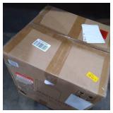 16" Kante Lightweight Modern Outdoor Concrete Square Planter Charcoal Black - Rosemead Home & Garden, Inc.