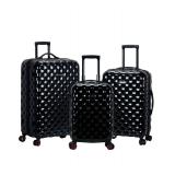 Rockland Quilt 3-Pc. Hardside Luggage Set