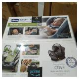 Chicco KeyFit 35 ClearTex FR Chemical Free Extended Use Infant Car Seat with Base, Cove