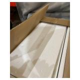 WELLAND 24-Inch White Floating Shelf, High Gloss White Wall Mount Display Shelf for Bedroom, Kitchen, Bathroom | Upgraded Hardware Kit for Studs