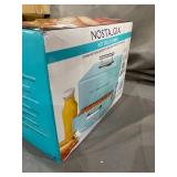 Nostalgia HDS248AQ Extra Large-Capacity Diner-Style Steamer, 24 Hot Dogs and 12 Bun Capacity - Aqua