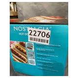 Nostalgia HDS248AQ Extra Large-Capacity Diner-Style Steamer, 24 Hot Dogs and 12 Bun Capacity - Aqua