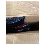 National Tree Company 36" Silver Fabric Tinsel "Let It Snow" 2D Snowman with 20 Clear Lights