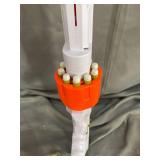 NERF Halo Bulldog SG Dart Blaster -- Pump-Action, Rotating 10-Dart Drum, Tactical Rails, 10 Official Elite Darts, Skin Unlock Code