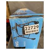 Medline Steel Rollator Walker, Folding Rolling Walker, 6" Wheels, 350lb Weight Capacity, Burgundy Red Frame