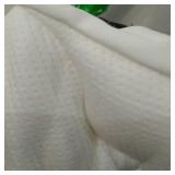 WHITE MATTRESS COVER SIZE UNKNOWN