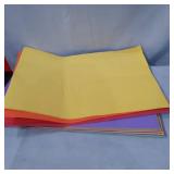 LOTS OF COLORFUL CRAFT PAPER