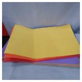 LOTS OF COLORFUL CRAFT PAPER