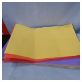 LOTS OF COLORFUL CRAFT PAPER