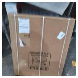 CRAIG FRAMES, 19X25IN PICTURE FRAME, SMOOTH WRAP FINISH, DARK BROWN, ITEM FM26DKW, (FACTORY SEALD)