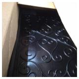 ACHLA DESIGNS SCROLLWORK RUBBER BOOT TRAY, SMALL