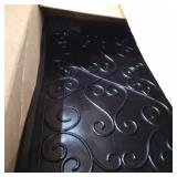 ACHLA DESIGNS SCROLLWORK RUBBER BOOT TRAY, SMALL