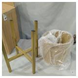 CNNINGYI METAL PLANT STAND, 21X21X28CM