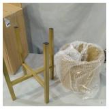 CNNINGYI METAL PLANT STAND, 21X21X28CM