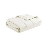 Madison Park Cambria King Down Alternative Blanket, Embossed Oversized Reversible Quilted Microfiber with 3M Scotchgard Bedding