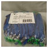 G & F Work Gloves - Rubber Latex Coated- 12 Pairs (Men), Medium