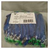 G & F Work Gloves - Rubber Latex Coated- 12 Pairs (Men), Medium