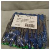 G & F Work Gloves - Rubber Latex Coated- 12 Pairs (Men), Medium