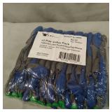 G & F Work Gloves - Rubber Latex Coated- 12 Pairs (Men), Medium