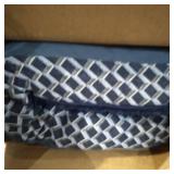 FurHaven Pet Dog Bed Orthopedic Plush & Decor Comfy Couch Sofa-Style Pet Bed for Dogs & Cats, Diamond Blue, Large