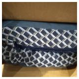 FurHaven Pet Dog Bed Orthopedic Plush & Decor Comfy Couch Sofa-Style Pet Bed for Dogs & Cats, Diamond Blue, Large