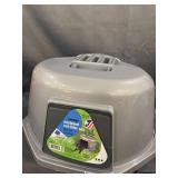 Van Ness Large Corner Enclosed Cat Litter Pan with Odor Door and Zeolite Air Filter by Van Ness