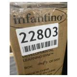 Infantino 5-in-1 Epic Developmental Learning Gym - 3 Play Modes, 5 Must-Have Baby Basics, Prop-Up Bolster, On-The-Go Activities, High Contrast Flashcard