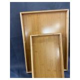 CHARCUTERIE WOODEN BOARDS SET OF 2