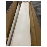 Greenco Wall Mounted Photo Ledge Floating Shelves White, 24" Inch- Set of 2