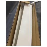 Greenco Wall Mounted Photo Ledge Floating Shelves White, 24" Inch- Set of 2
