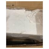 Elegant Designs - 1 Light Torchiere Floor Lamp with Marbleized White Glass Shade - Brushed Nickel