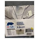 B-Air 20 in. Firtana-20X High-Velocity Floor Fan in Black