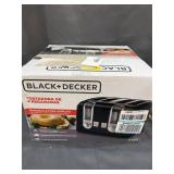 Black & Decker Extra Lift 4-Slice Black Toaster