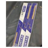 LONTAN 3 FOLD SOFT CLOSE BALL BEARING DRAWER SLIDE SET OF 9 18 inch