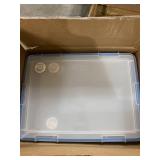 STERILITE 80 QT GASKET CONTAINERS SET OF 4 WITH LIDS