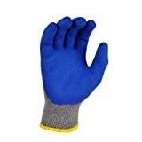 G & F Work Gloves - Rubber Latex Coated- 12 Pairs (Men), Medium