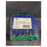 G & F Work Gloves - Rubber Latex Coated- 12 Pairs (Men), Medium