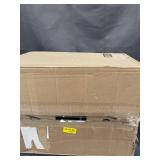 BLACK WITH CLEAR CLOSING SHOE STORAGE CONTAINERS