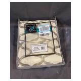 Half Price Drapes PRCT-D02-96 Illusions Silver Printed Cotton Curtain, 50" x 96", Grey